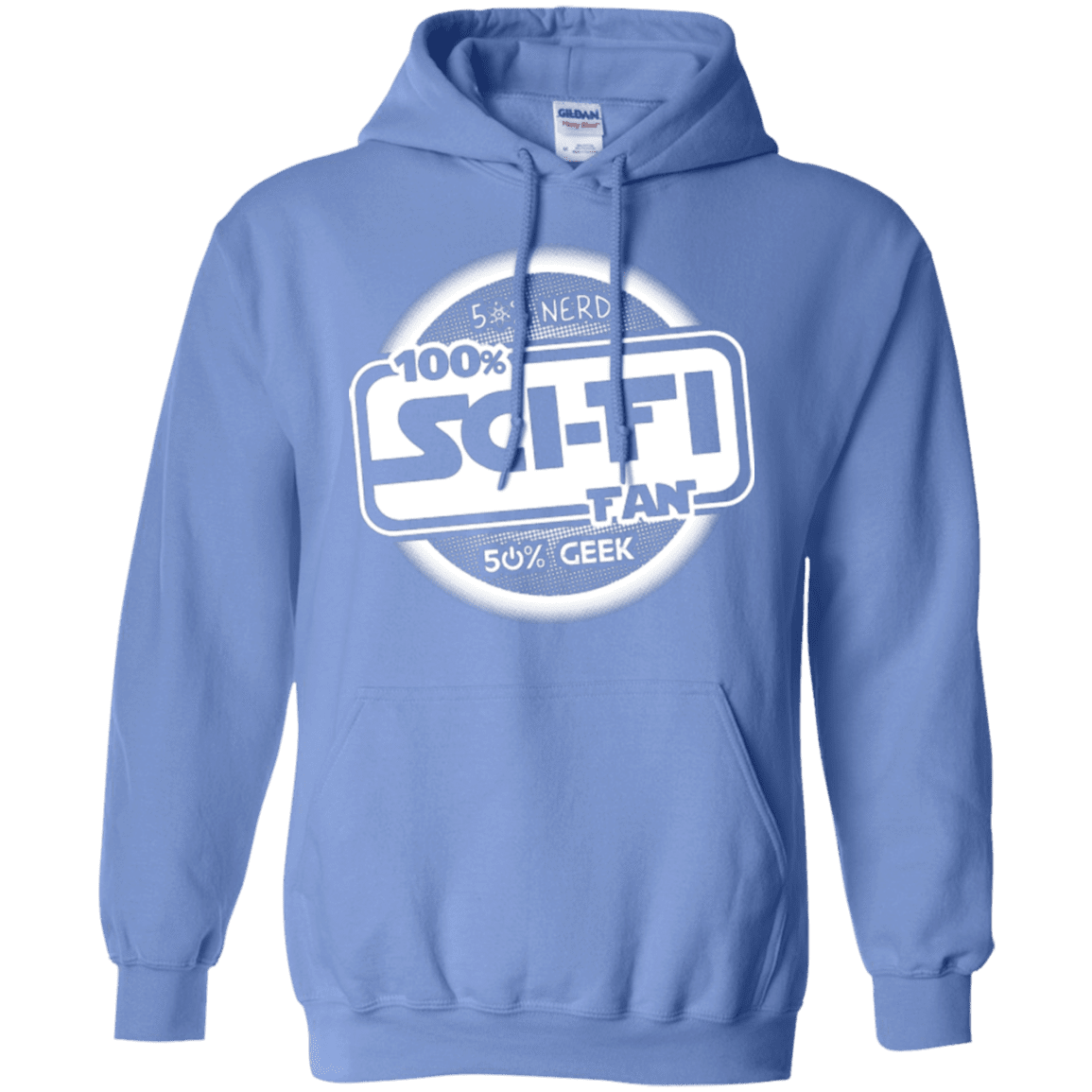 Sweatshirts Carolina Blue / Small 100 Percent Sci-fi Pullover Hoodie