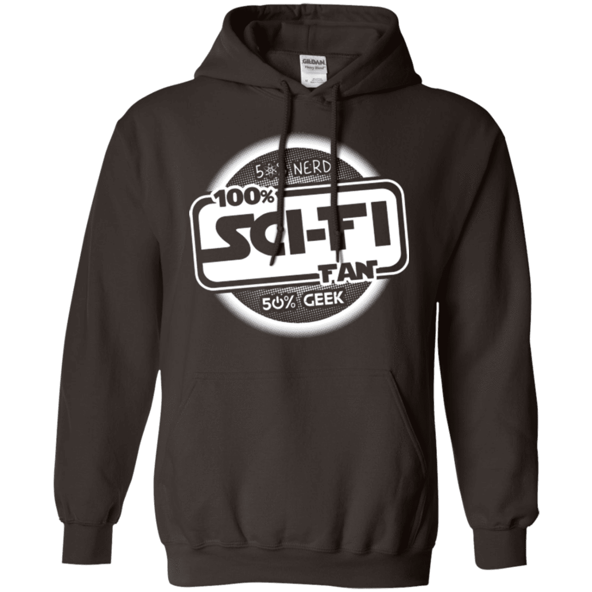 Sweatshirts Dark Chocolate / Small 100 Percent Sci-fi Pullover Hoodie