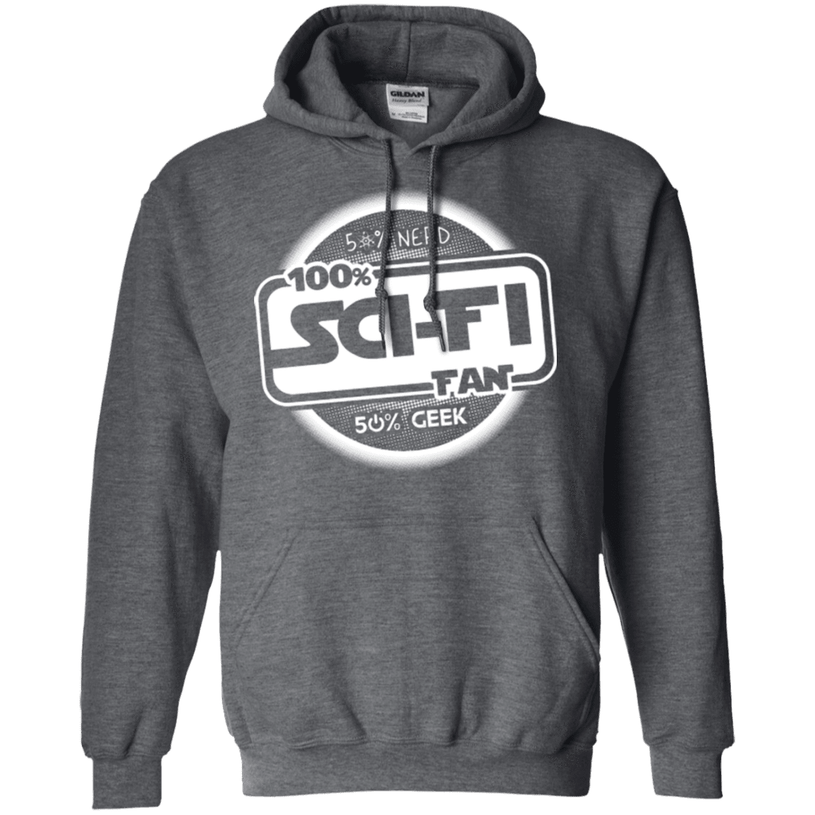 Sweatshirts Dark Heather / Small 100 Percent Sci-fi Pullover Hoodie