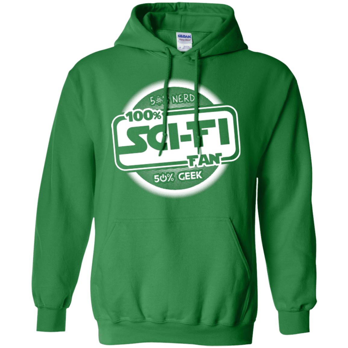 Sweatshirts Irish Green / Small 100 Percent Sci-fi Pullover Hoodie
