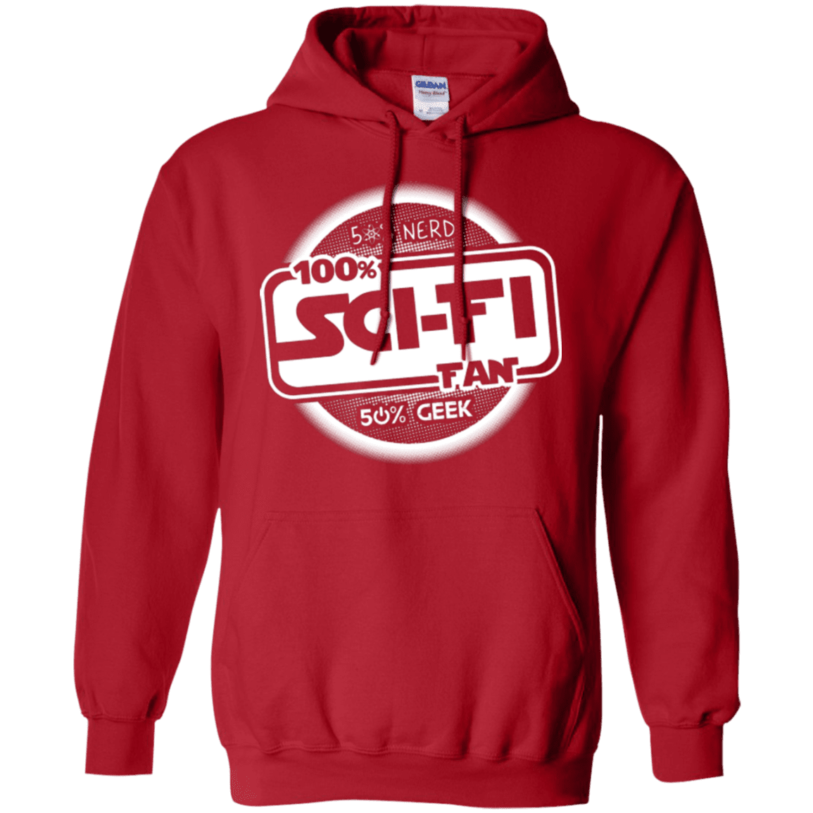 Sweatshirts Red / Small 100 Percent Sci-fi Pullover Hoodie
