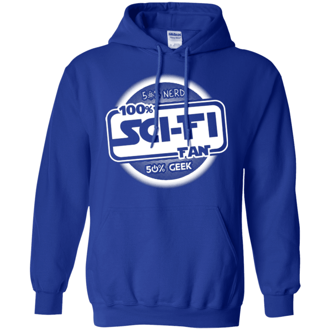 Sweatshirts Royal / Small 100 Percent Sci-fi Pullover Hoodie