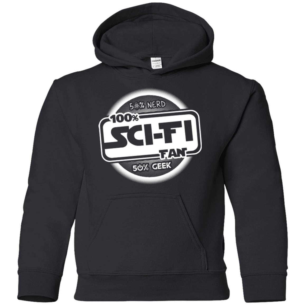 Sweatshirts Black / YS 100 Percent Sci-fi Youth Hoodie