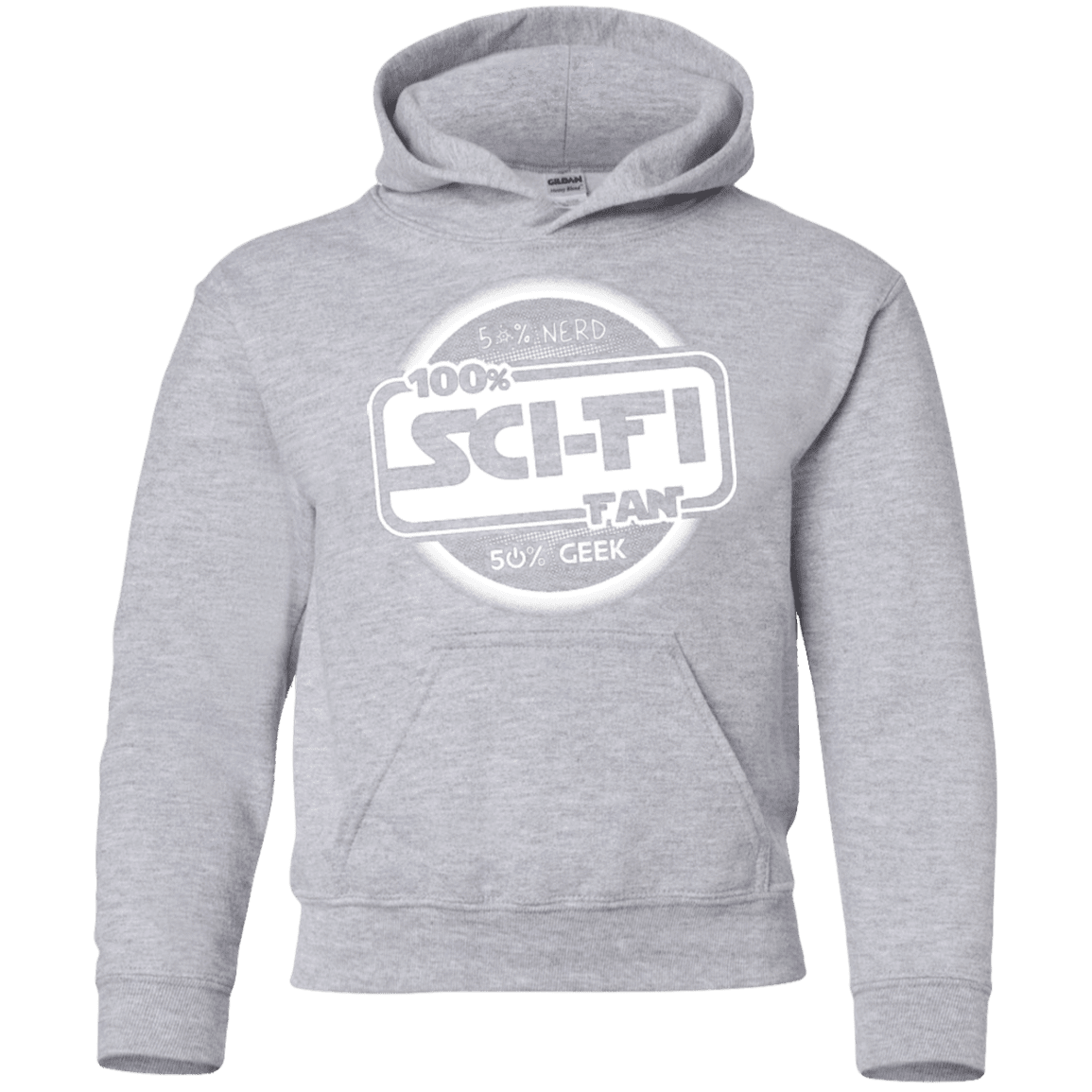 Sweatshirts Sport Grey / YS 100 Percent Sci-fi Youth Hoodie
