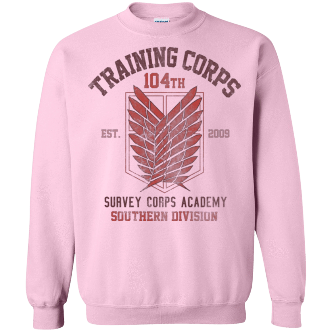 Sweatshirts Light Pink / Small 104th Training Corps Crewneck Sweatshirt