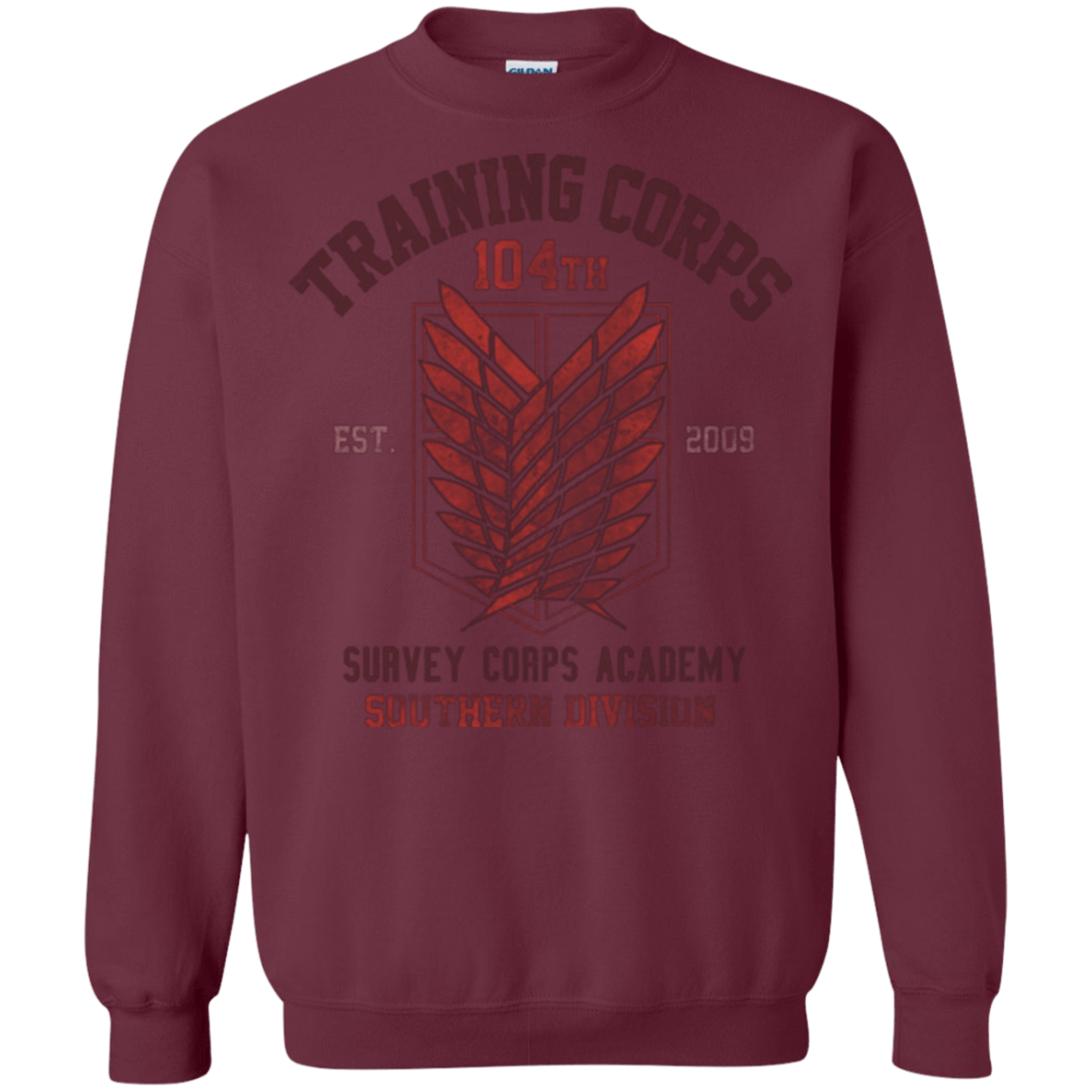 Sweatshirts Maroon / Small 104th Training Corps Crewneck Sweatshirt