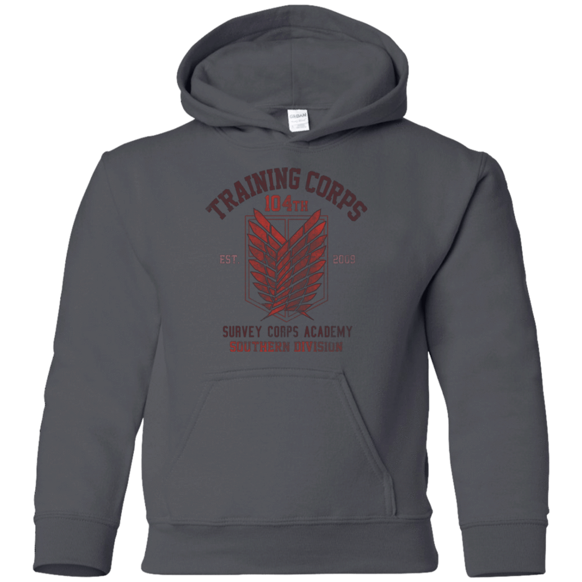 Sweatshirts Charcoal / YS 104th Training Corps Youth Hoodie
