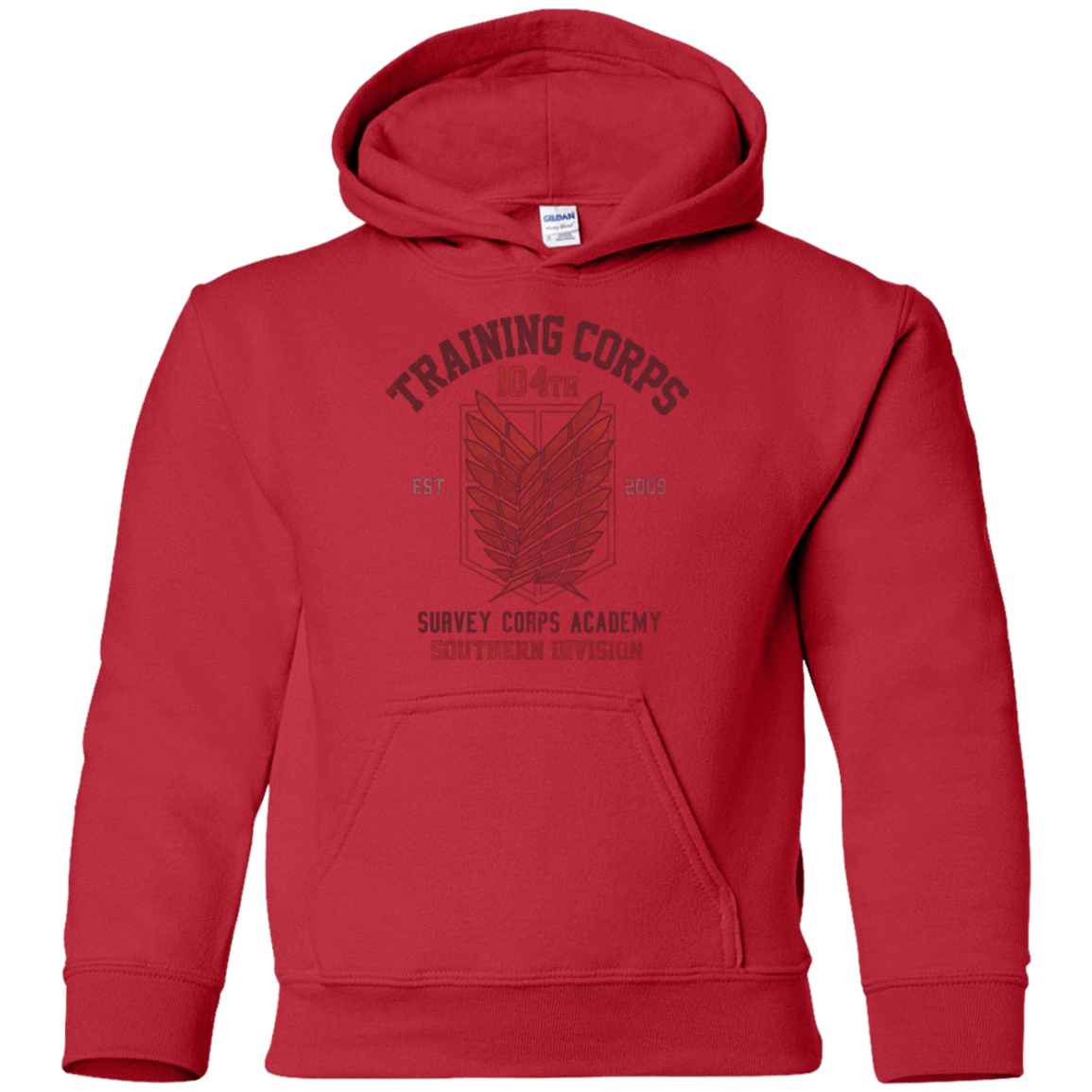 Sweatshirts Red / YS 104th Training Corps Youth Hoodie