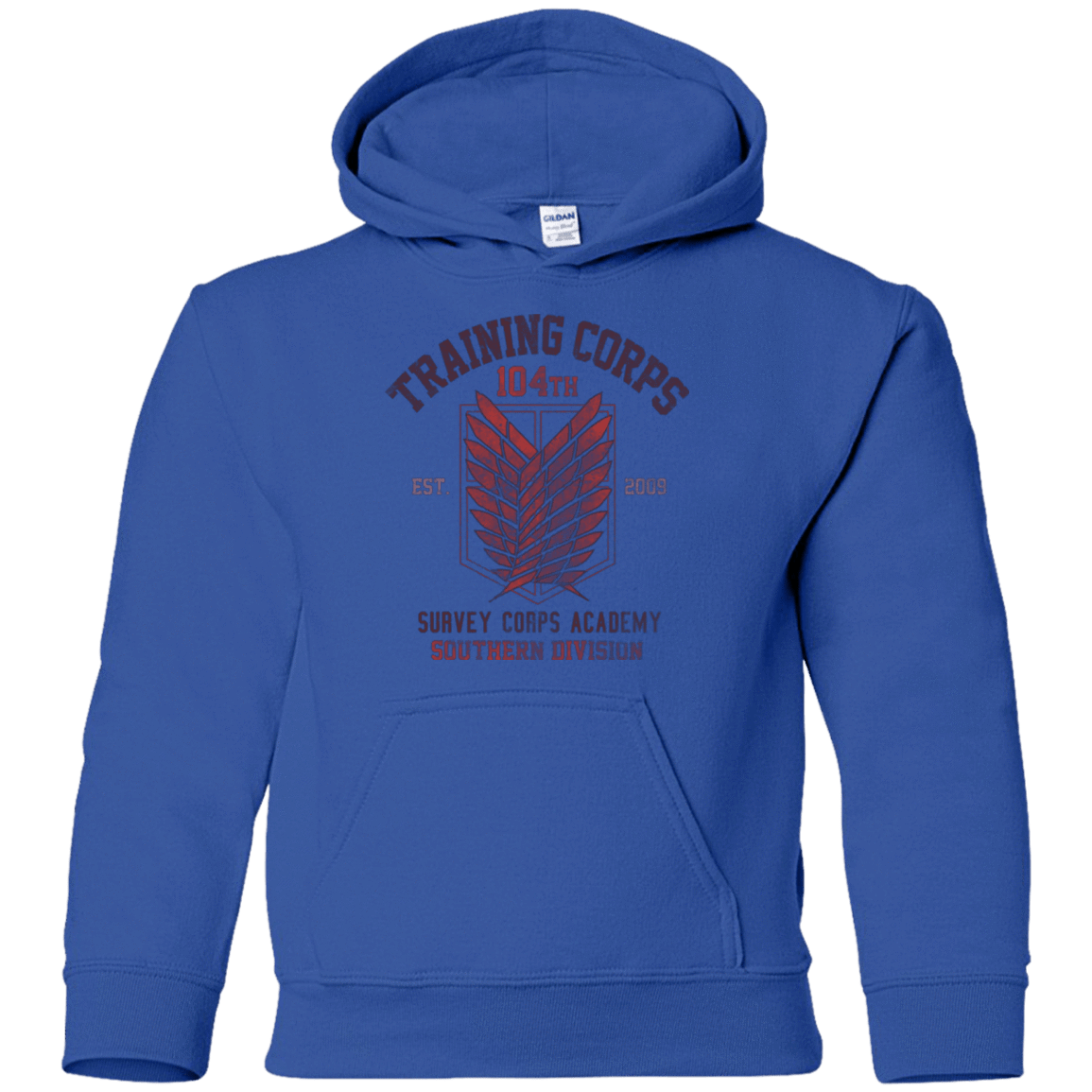 Sweatshirts Royal / YS 104th Training Corps Youth Hoodie