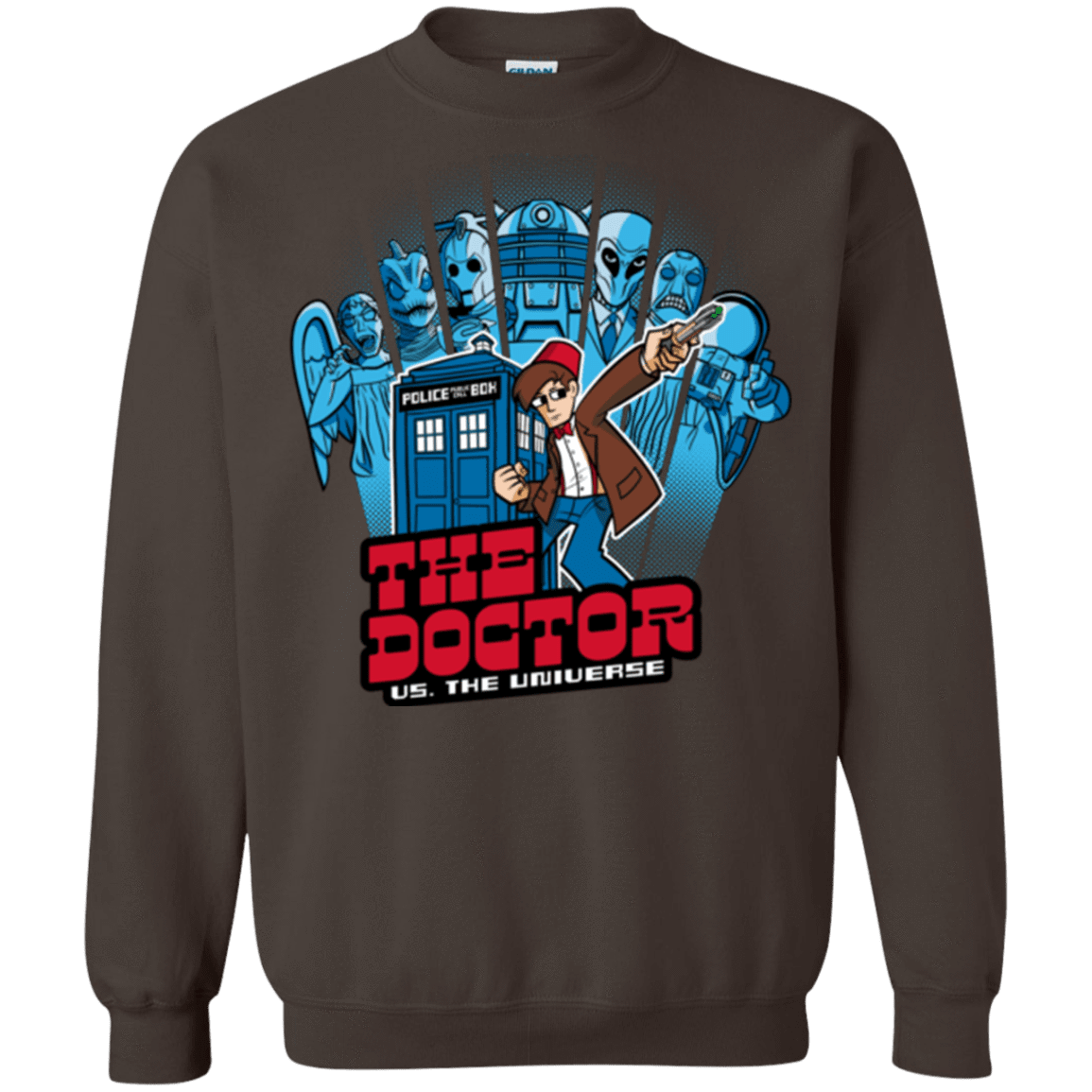 Sweatshirts Dark Chocolate / Small 11 vs universe Crewneck Sweatshirt