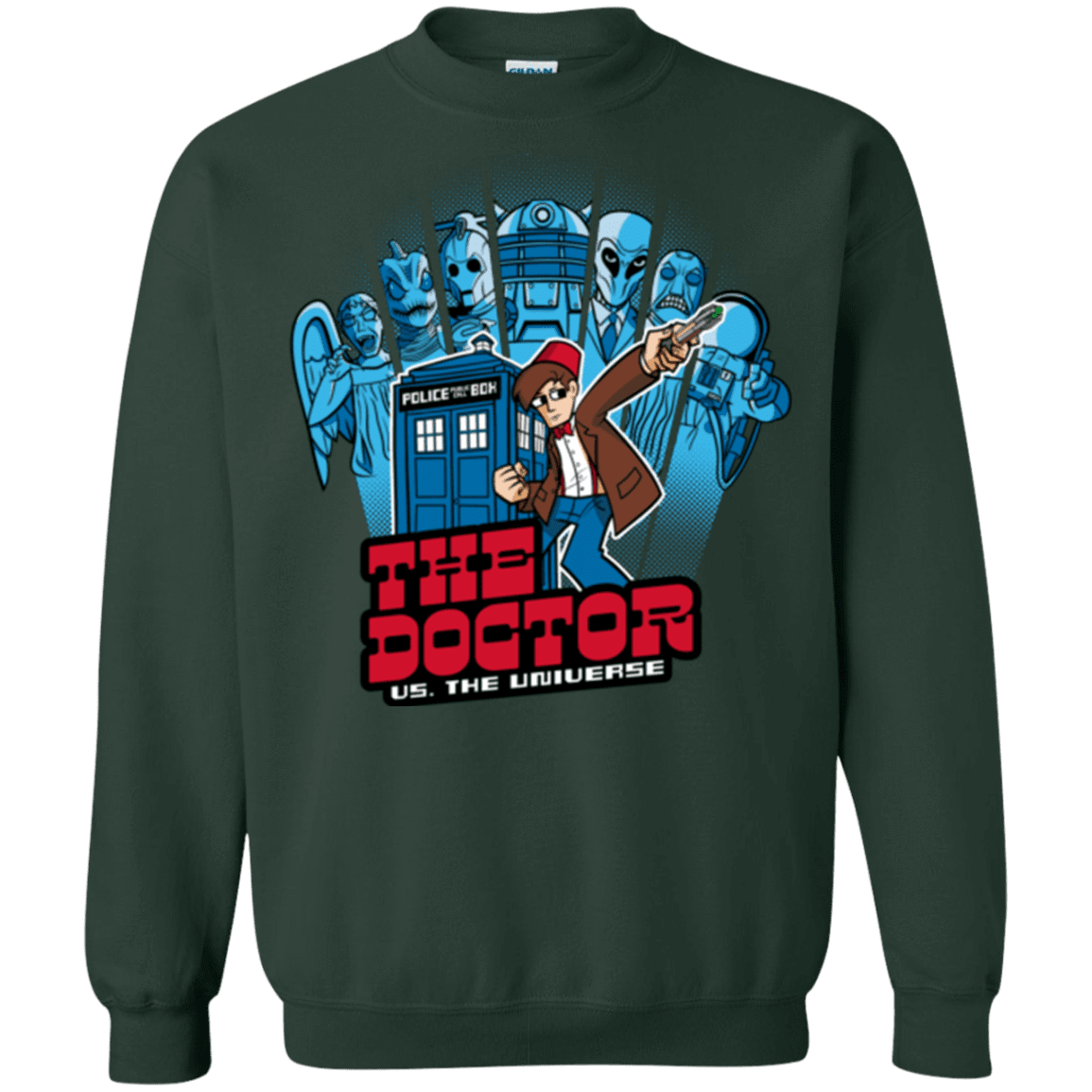 Sweatshirts Forest Green / Small 11 vs universe Crewneck Sweatshirt