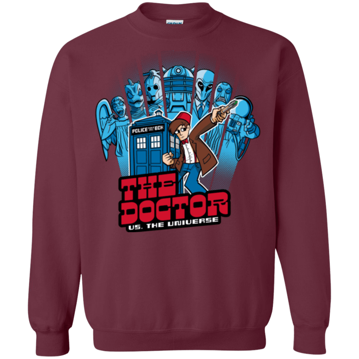 Sweatshirts Maroon / Small 11 vs universe Crewneck Sweatshirt