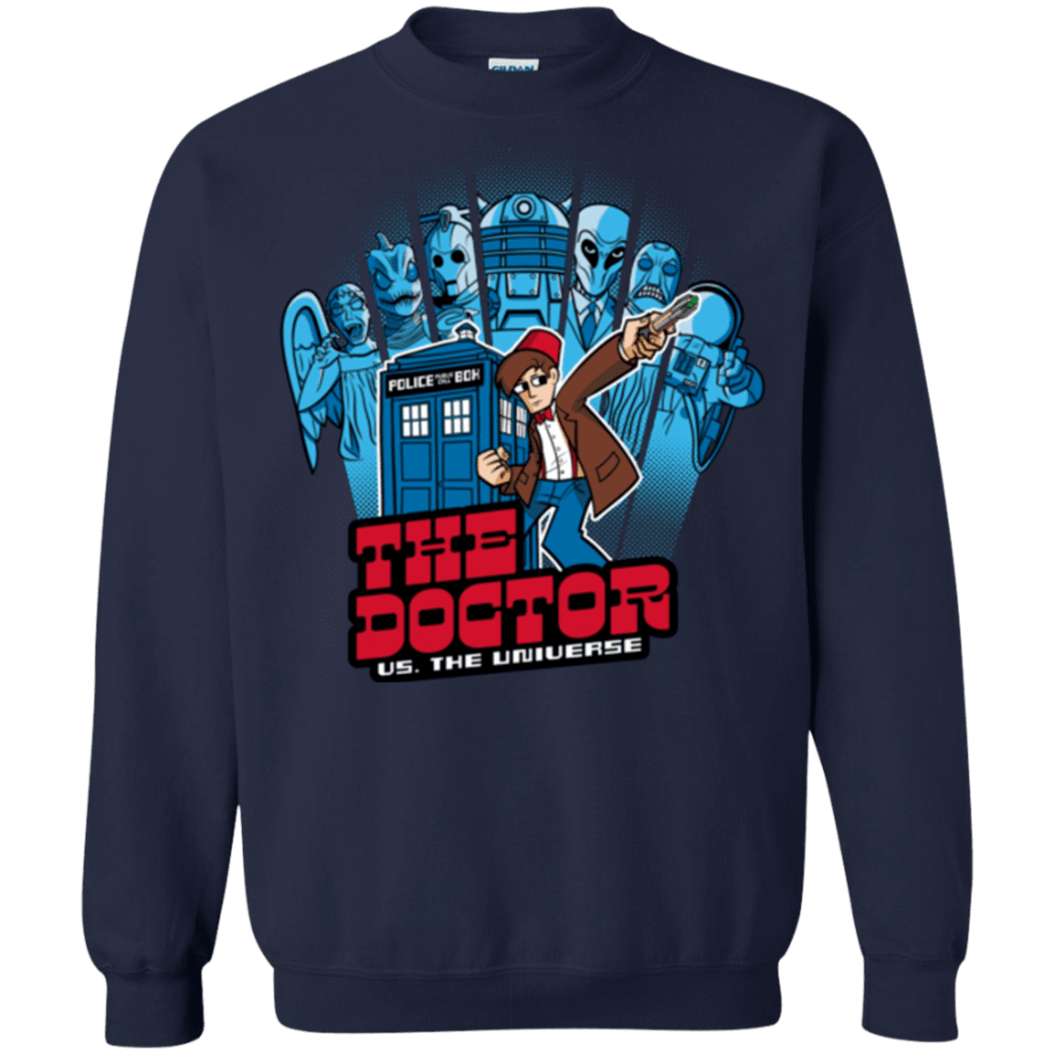 Sweatshirts Navy / Small 11 vs universe Crewneck Sweatshirt