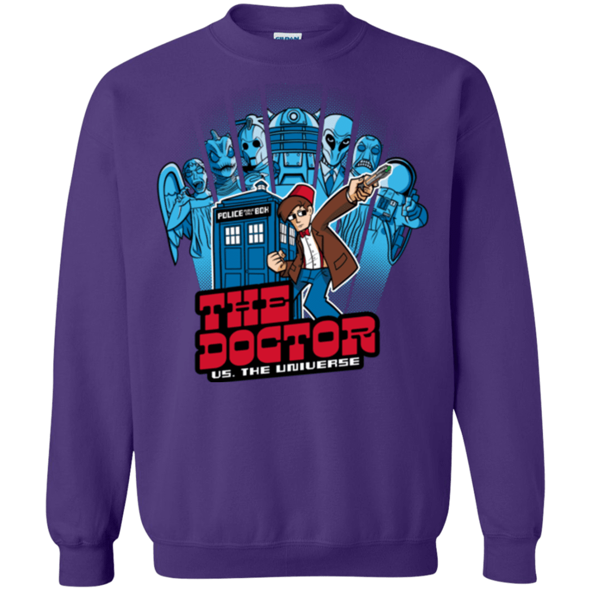 Sweatshirts Purple / Small 11 vs universe Crewneck Sweatshirt