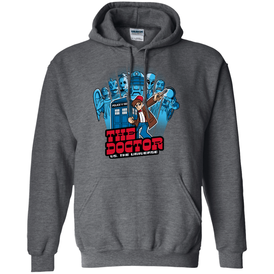 Sweatshirts Dark Heather / Small 11 vs universe Pullover Hoodie