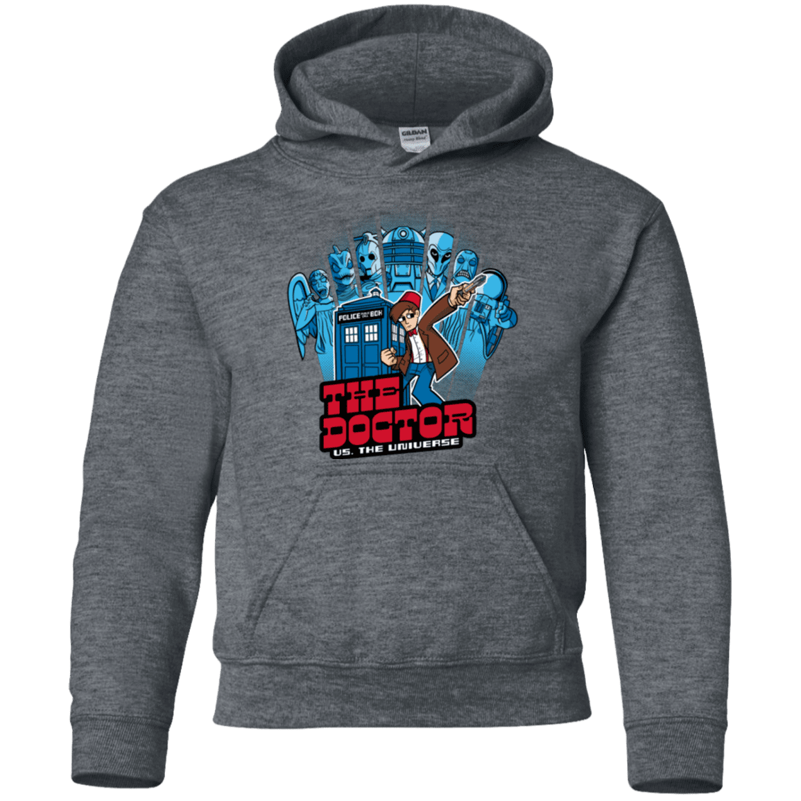 Sweatshirts Dark Heather / YS 11 vs universe Youth Hoodie