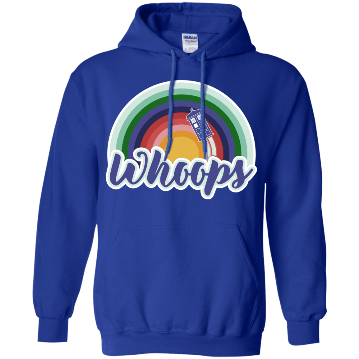 Sweatshirts Royal / S 13th Doctor Retro Whoops Pullover Hoodie