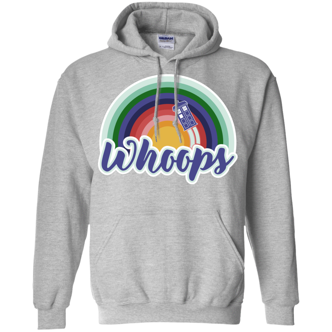 Sweatshirts Sport Grey / S 13th Doctor Retro Whoops Pullover Hoodie