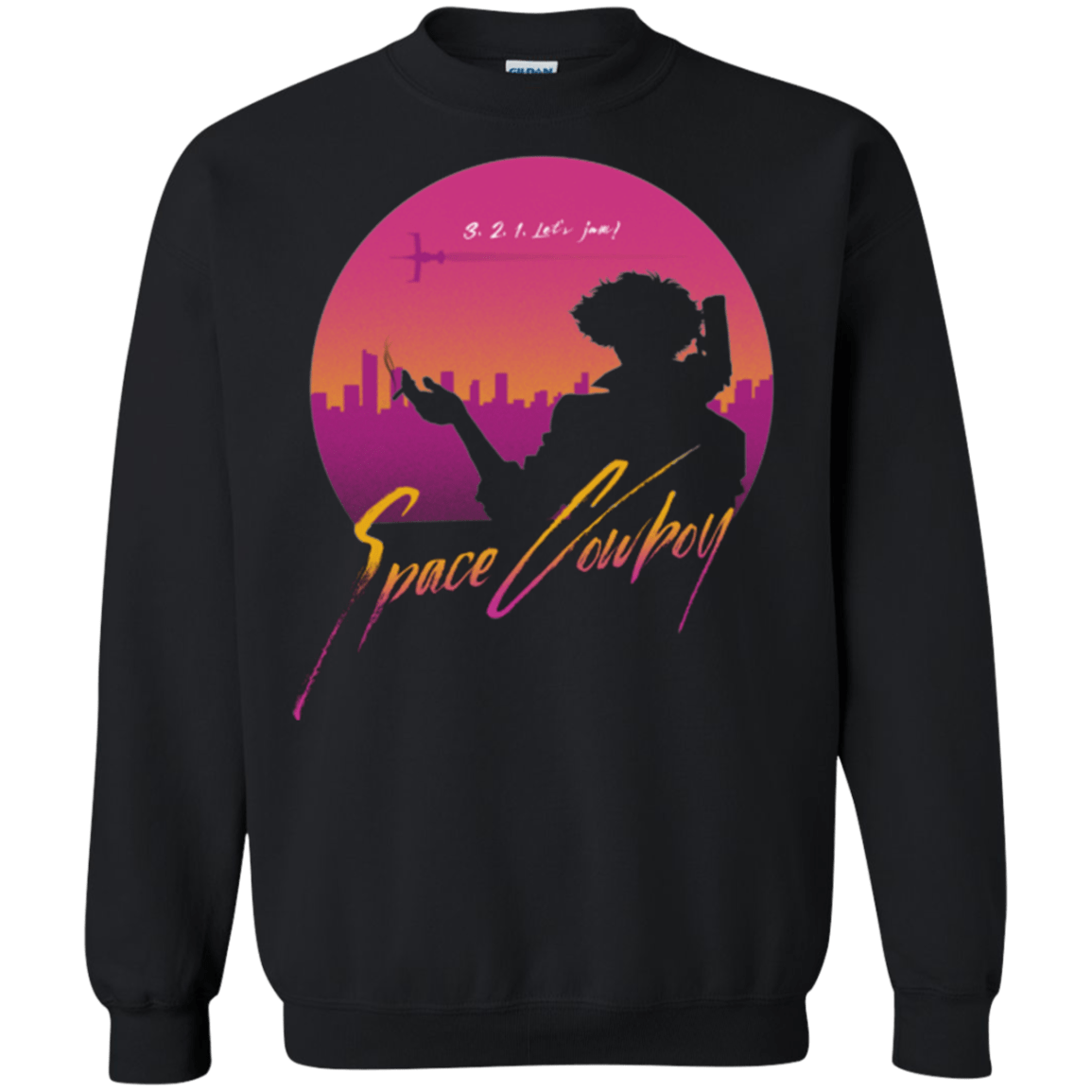Sweatshirts Black / Small 3, 2, 1, Let's jam! Crewneck Sweatshirt