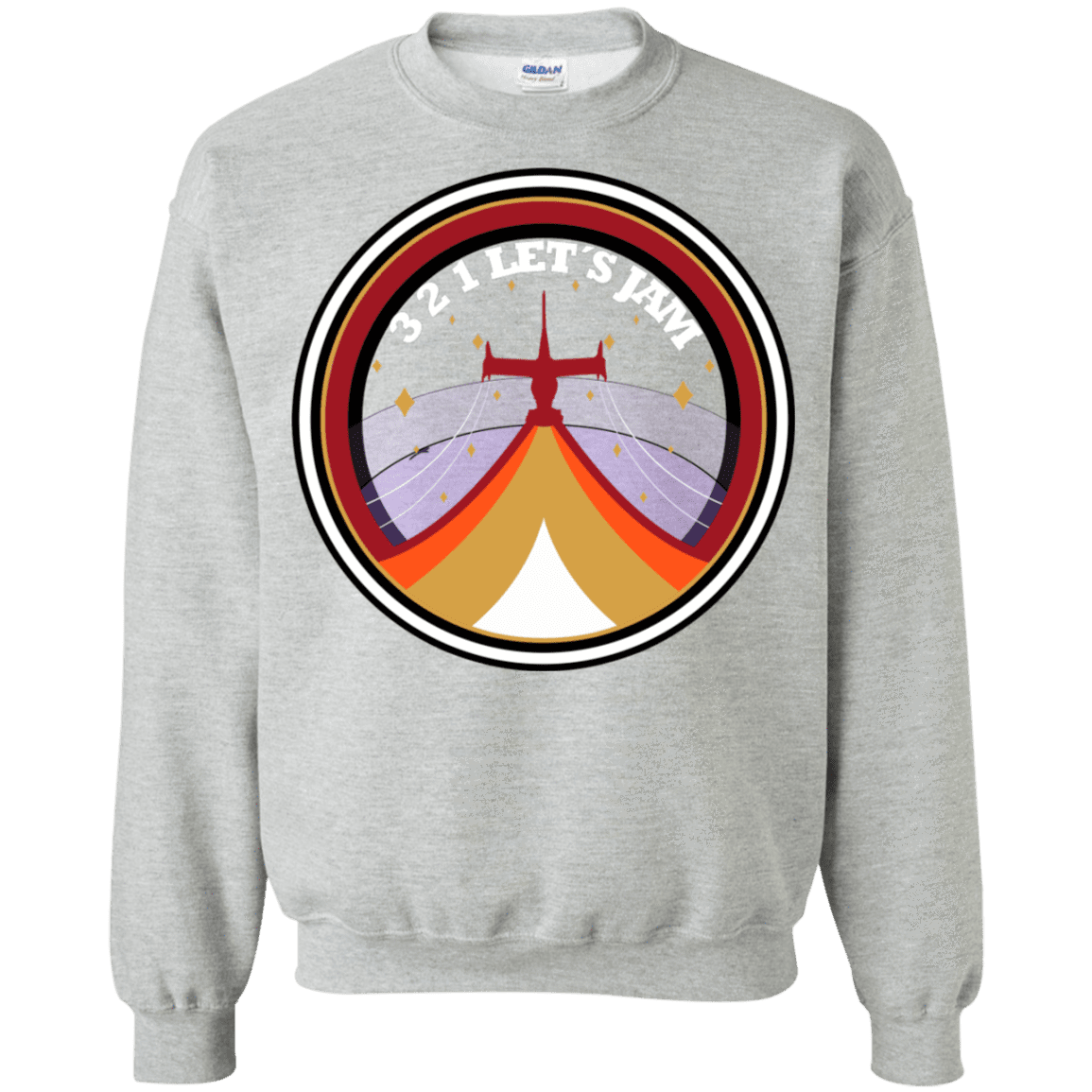 Sweatshirts Sport Grey / S 3 2 1 Lets Jam Crewneck Sweatshirt