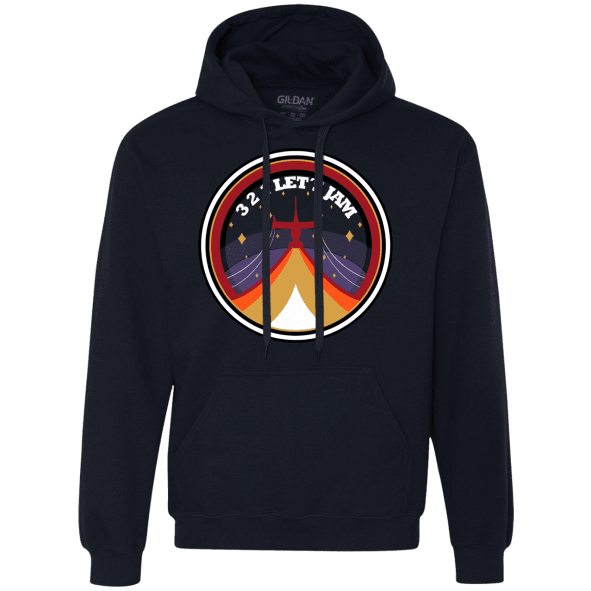 Sweatshirts Navy / S 3 2 1 Lets Jam Premium Fleece Hoodie