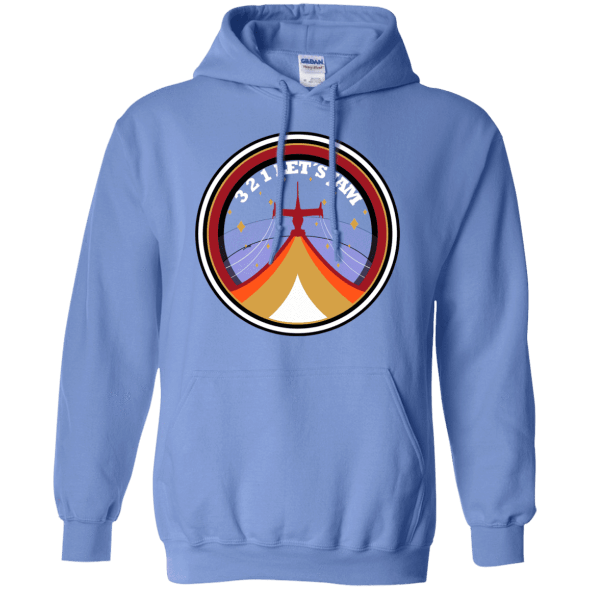 Sweatshirts Carolina Blue / S 3 2 1 Lets Jam Pullover Hoodie