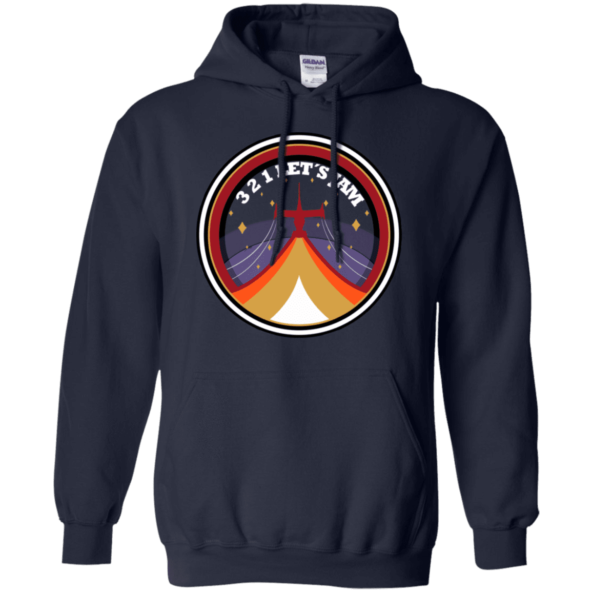 Sweatshirts Navy / S 3 2 1 Lets Jam Pullover Hoodie