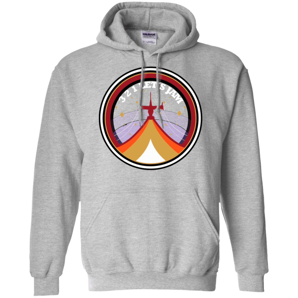Sweatshirts Sport Grey / S 3 2 1 Lets Jam Pullover Hoodie