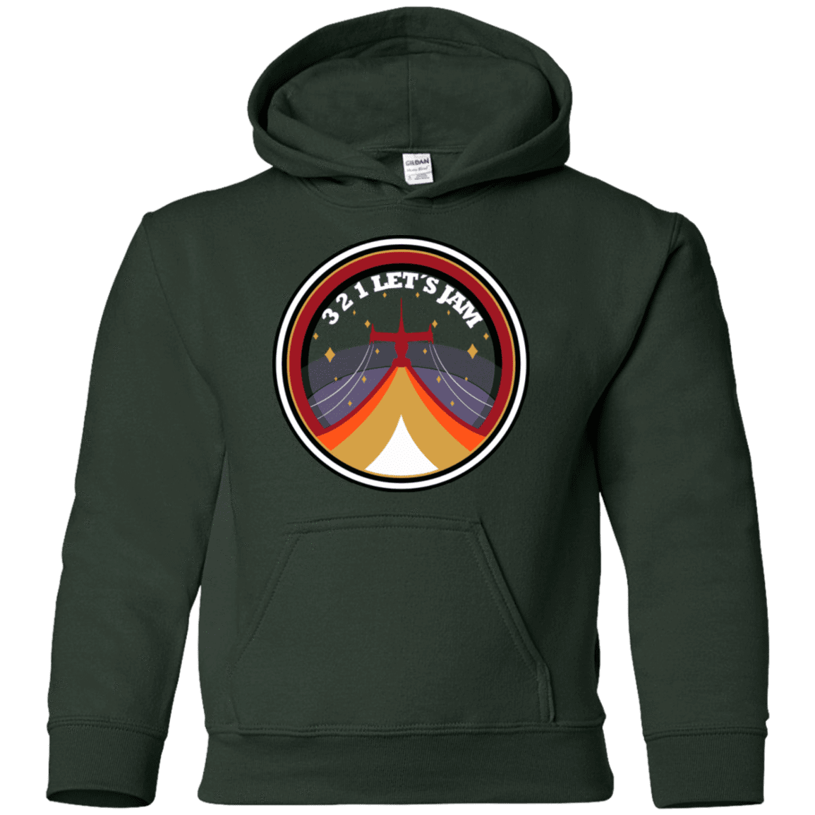 Sweatshirts Forest Green / YS 3 2 1 Lets Jam Youth Hoodie