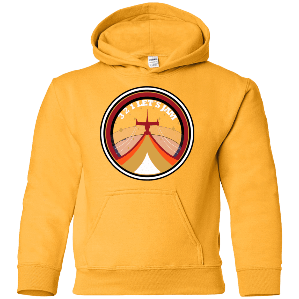 Sweatshirts Gold / YS 3 2 1 Lets Jam Youth Hoodie