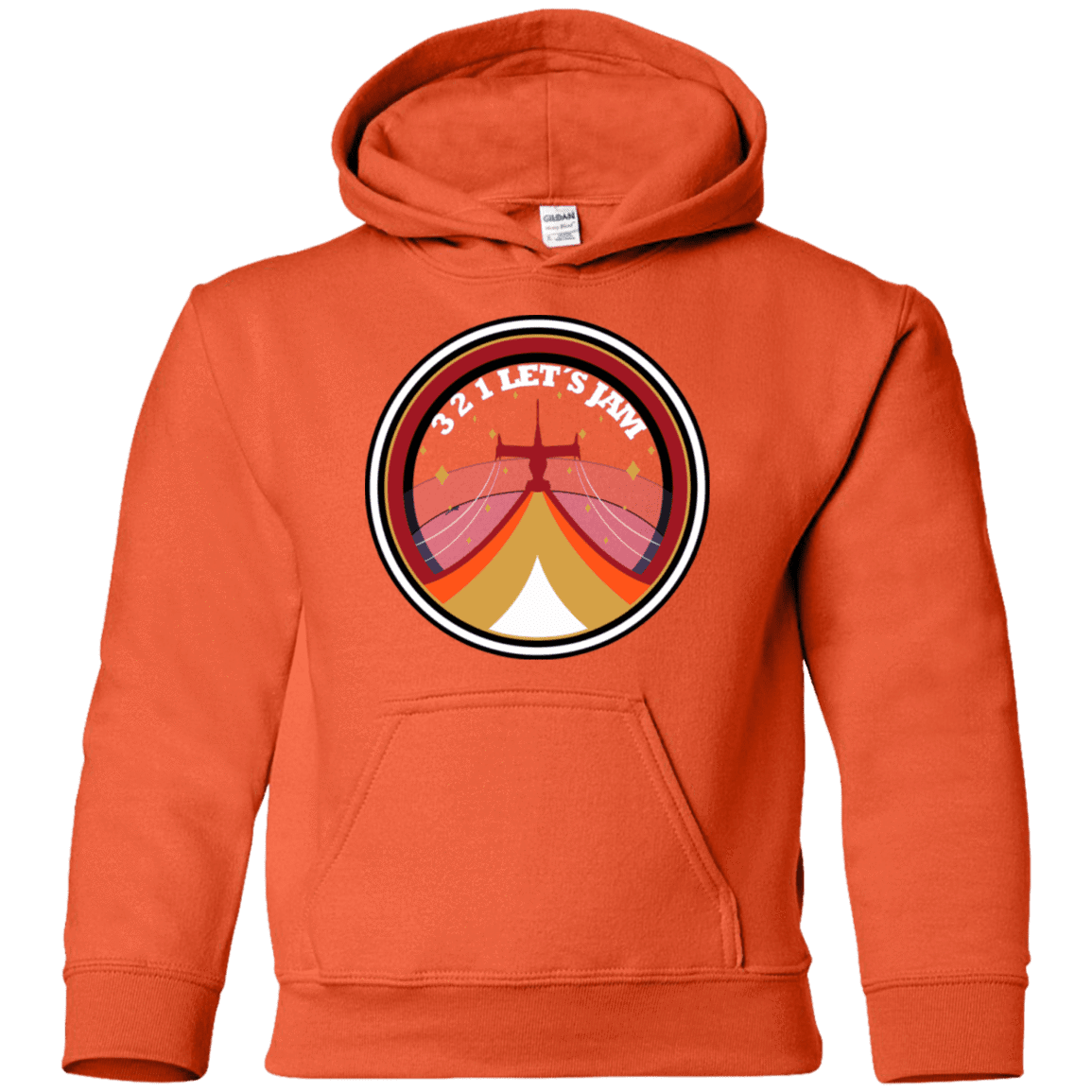 Sweatshirts Orange / YS 3 2 1 Lets Jam Youth Hoodie