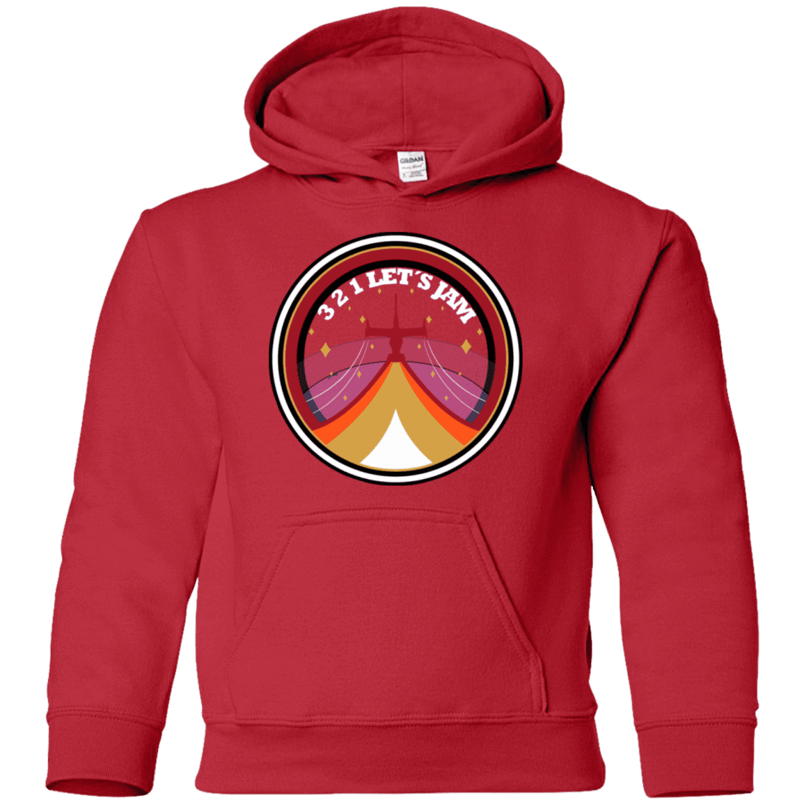 Sweatshirts Red / YS 3 2 1 Lets Jam Youth Hoodie