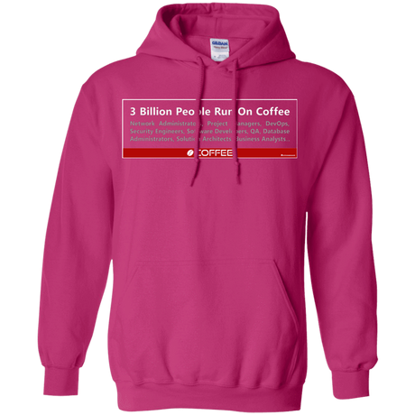 Sweatshirts Heliconia / Small 3 Billion People Run On Java Pullover Hoodie