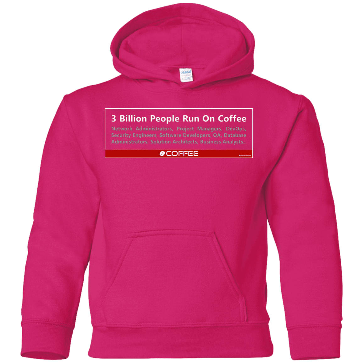Sweatshirts Heliconia / YS 3 Billion People Run On Java Youth Hoodie