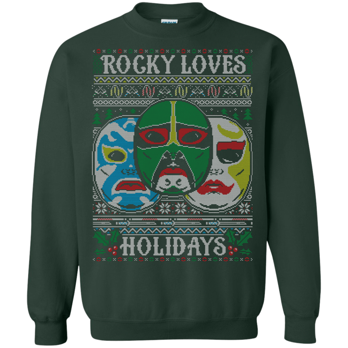 Sweatshirts Forest Green / Small 3 NINJAS Crewneck Sweatshirt
