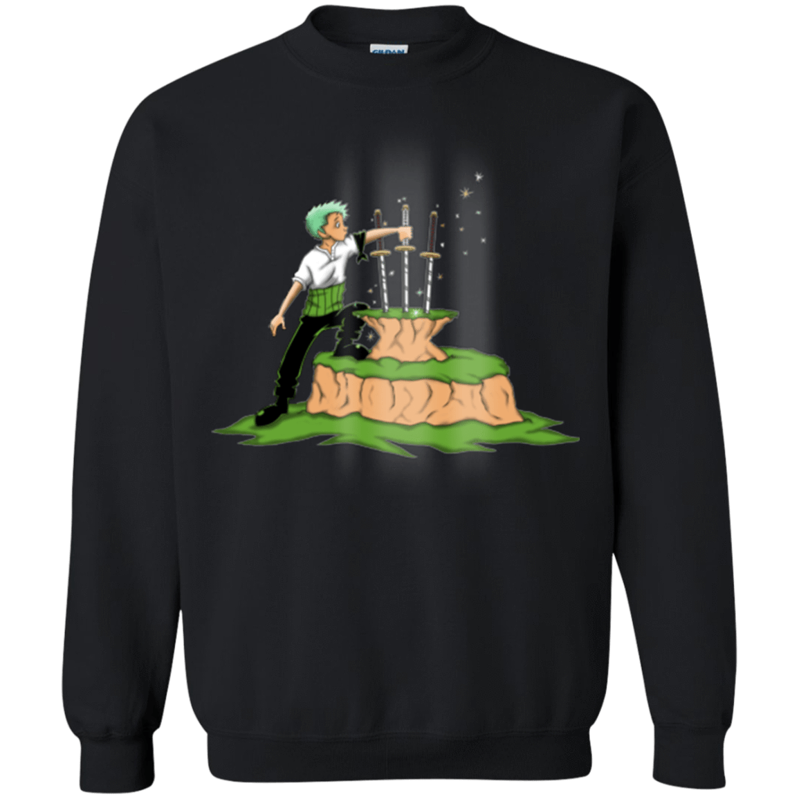 Sweatshirts Black / Small 3 Swords in the Stone Crewneck Sweatshirt