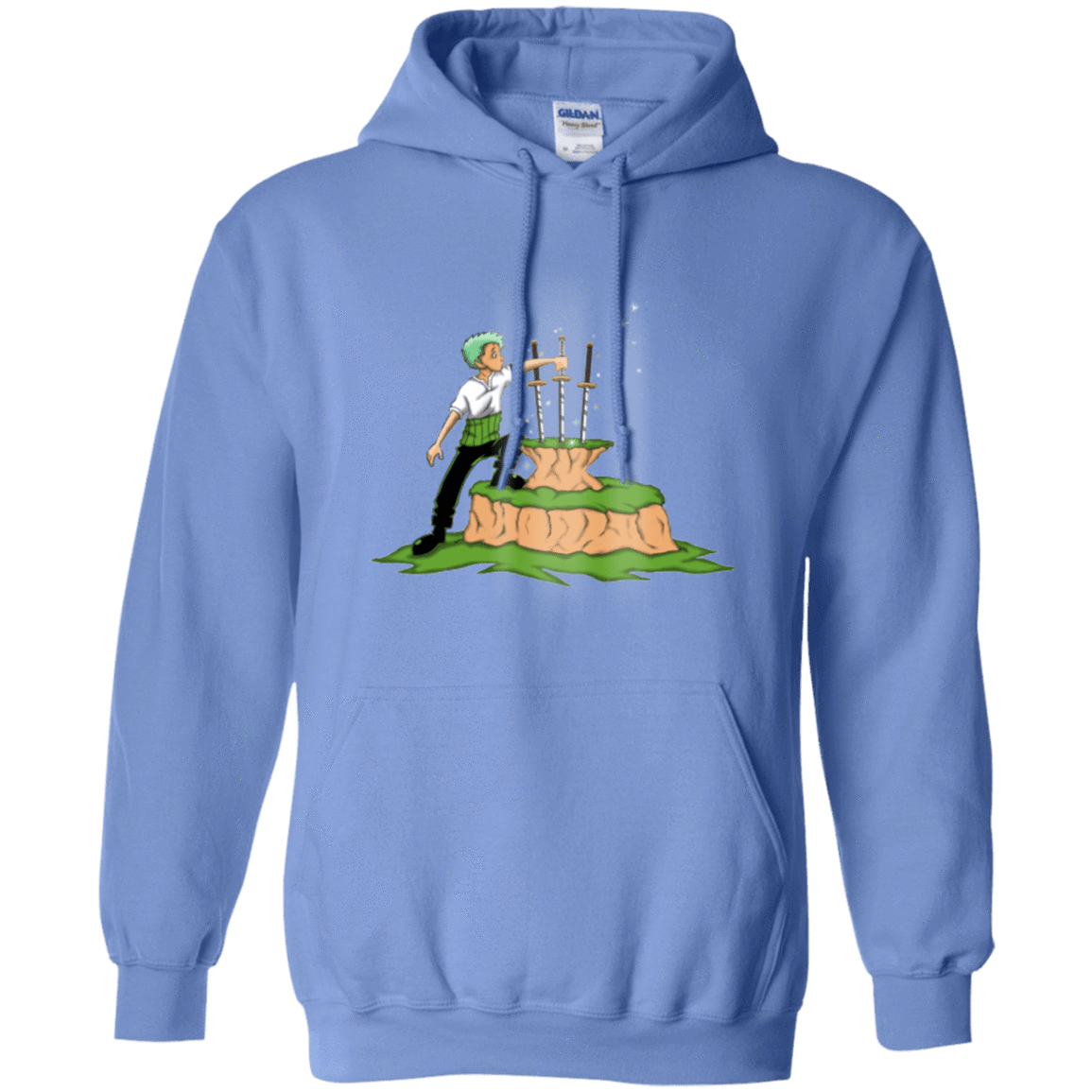 Sweatshirts Carolina Blue / Small 3 Swords in the Stone Pullover Hoodie