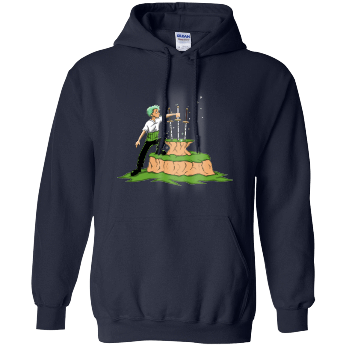 Sweatshirts Navy / Small 3 Swords in the Stone Pullover Hoodie
