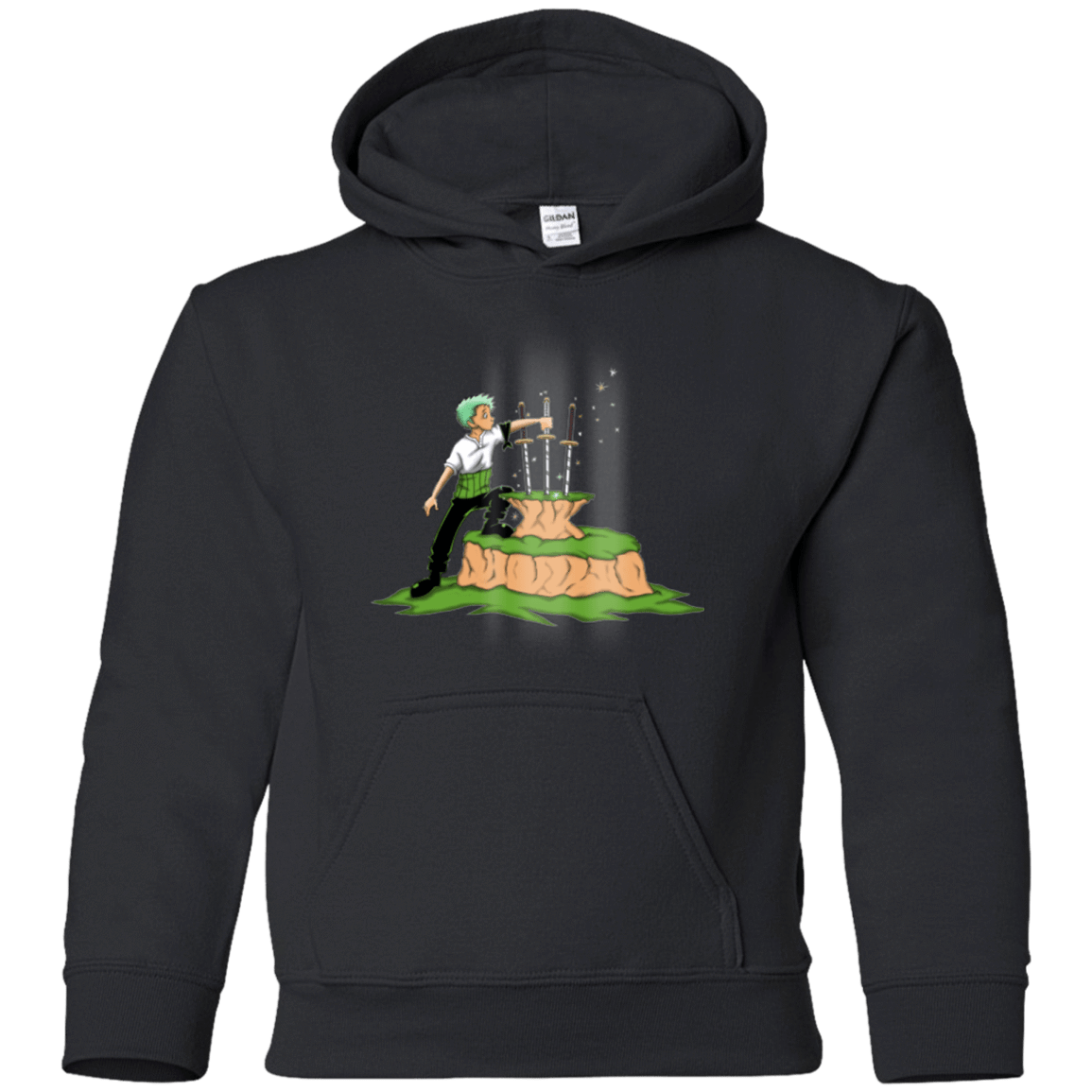 Sweatshirts Black / YS 3 Swords in the Stone Youth Hoodie