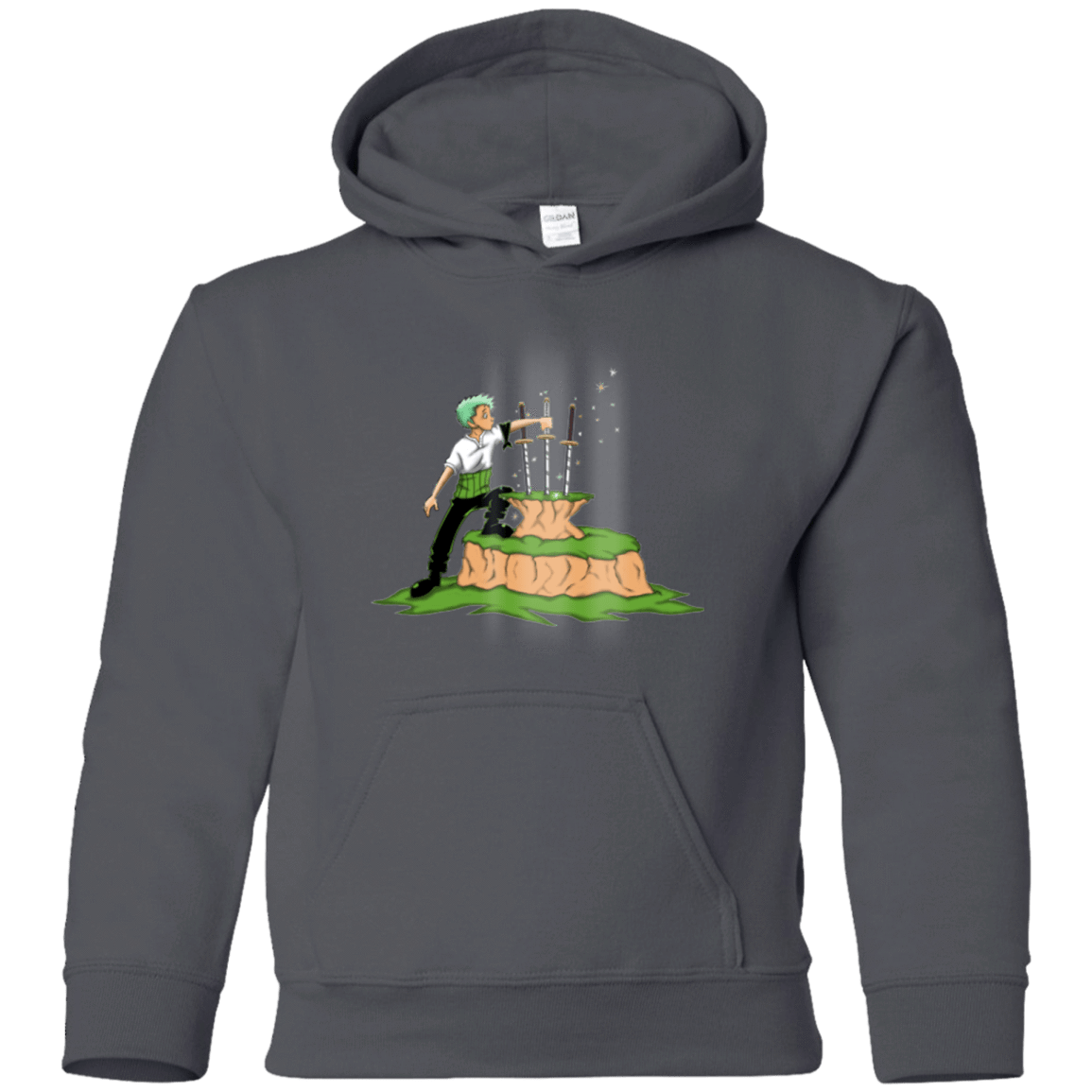 Sweatshirts Charcoal / YS 3 Swords in the Stone Youth Hoodie