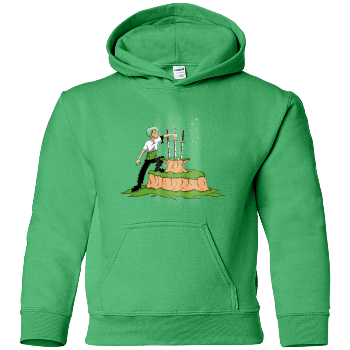 Sweatshirts Irish Green / YS 3 Swords in the Stone Youth Hoodie
