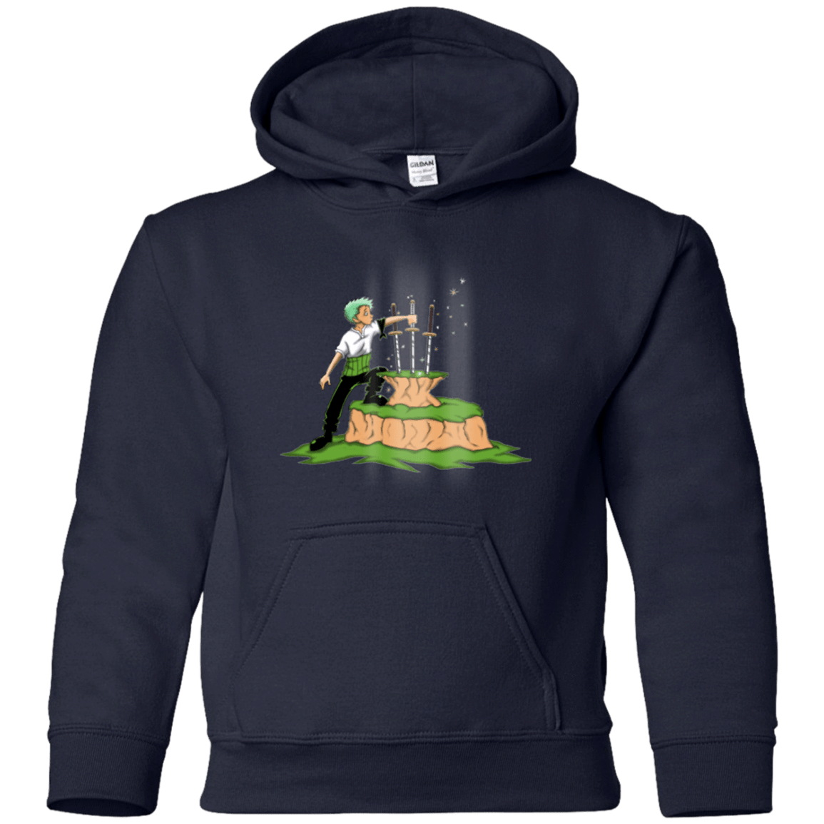 Sweatshirts Navy / YS 3 Swords in the Stone Youth Hoodie