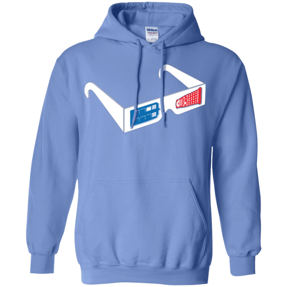 Sweatshirts Carolina Blue / Small 3DW Pullover Hoodie