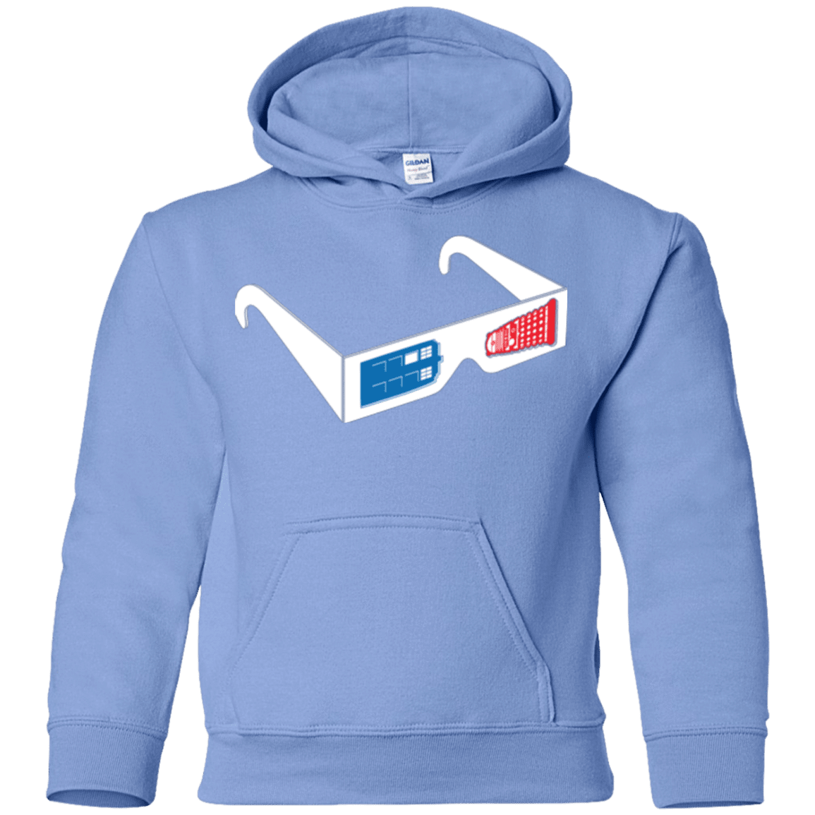 Sweatshirts Carolina Blue / YS 3DW Youth Hoodie