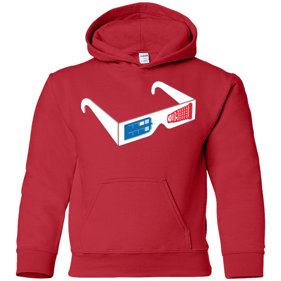 Sweatshirts Red / YS 3DW Youth Hoodie