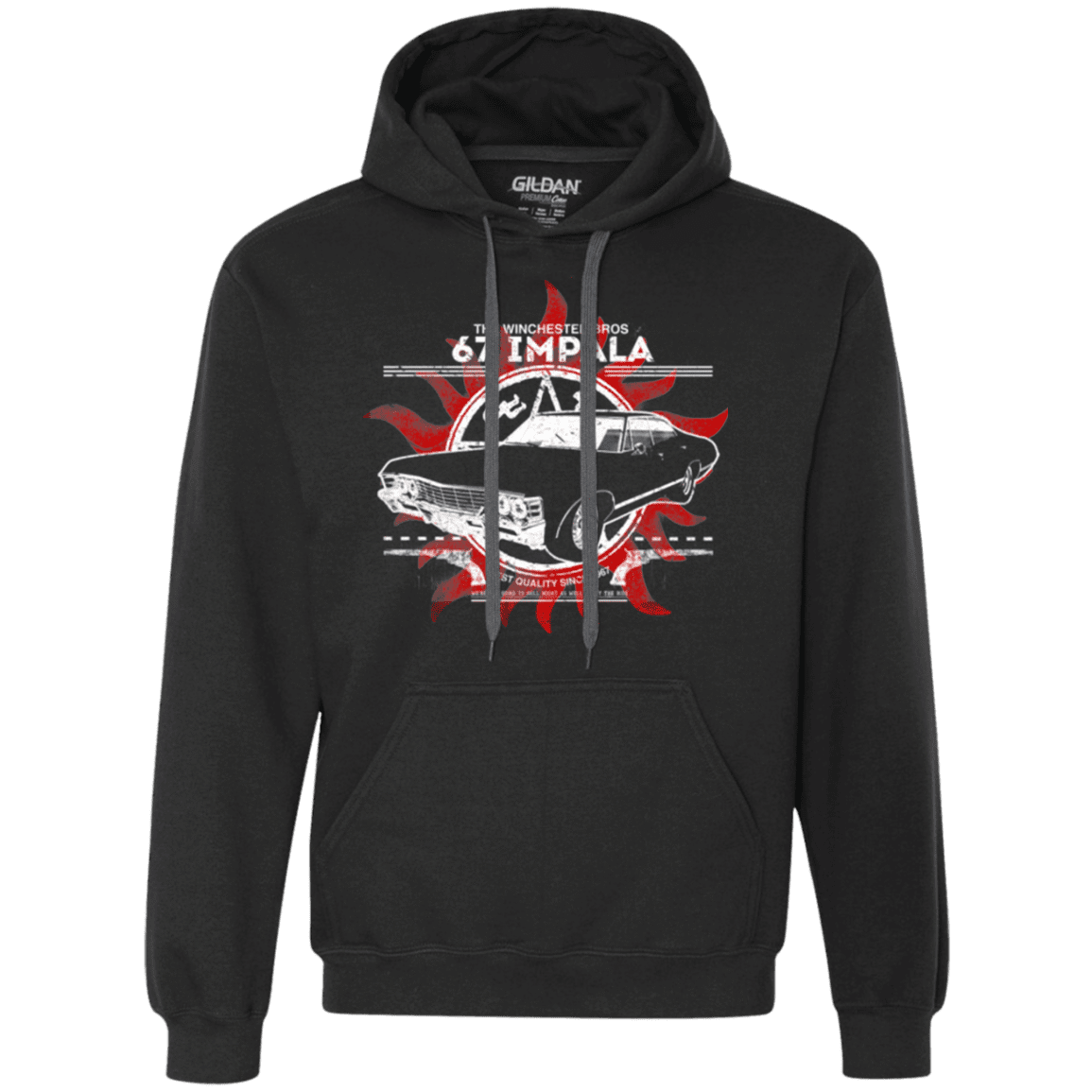 Sweatshirts Black / Small 67 impala Premium Fleece Hoodie