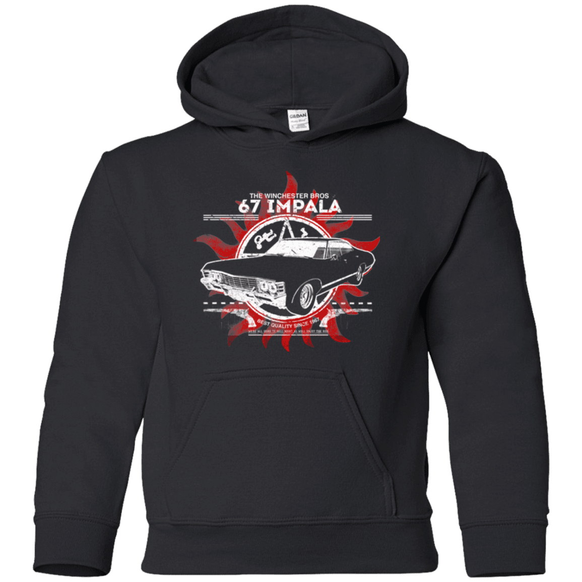 Sweatshirts Black / YS 67 impala Youth Hoodie