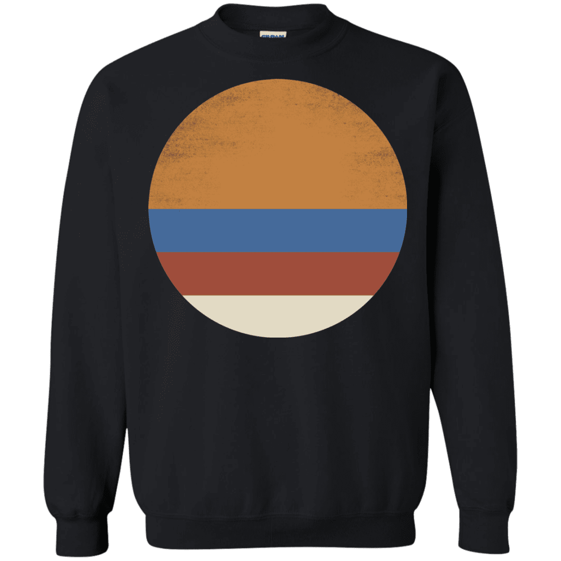 Sweatshirts Black / S 70s Sun Crewneck Sweatshirt