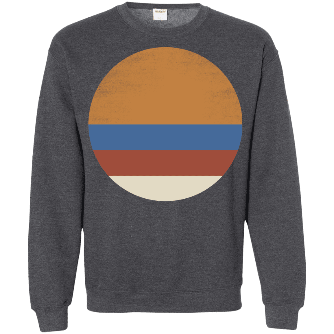Sweatshirts Dark Heather / S 70s Sun Crewneck Sweatshirt