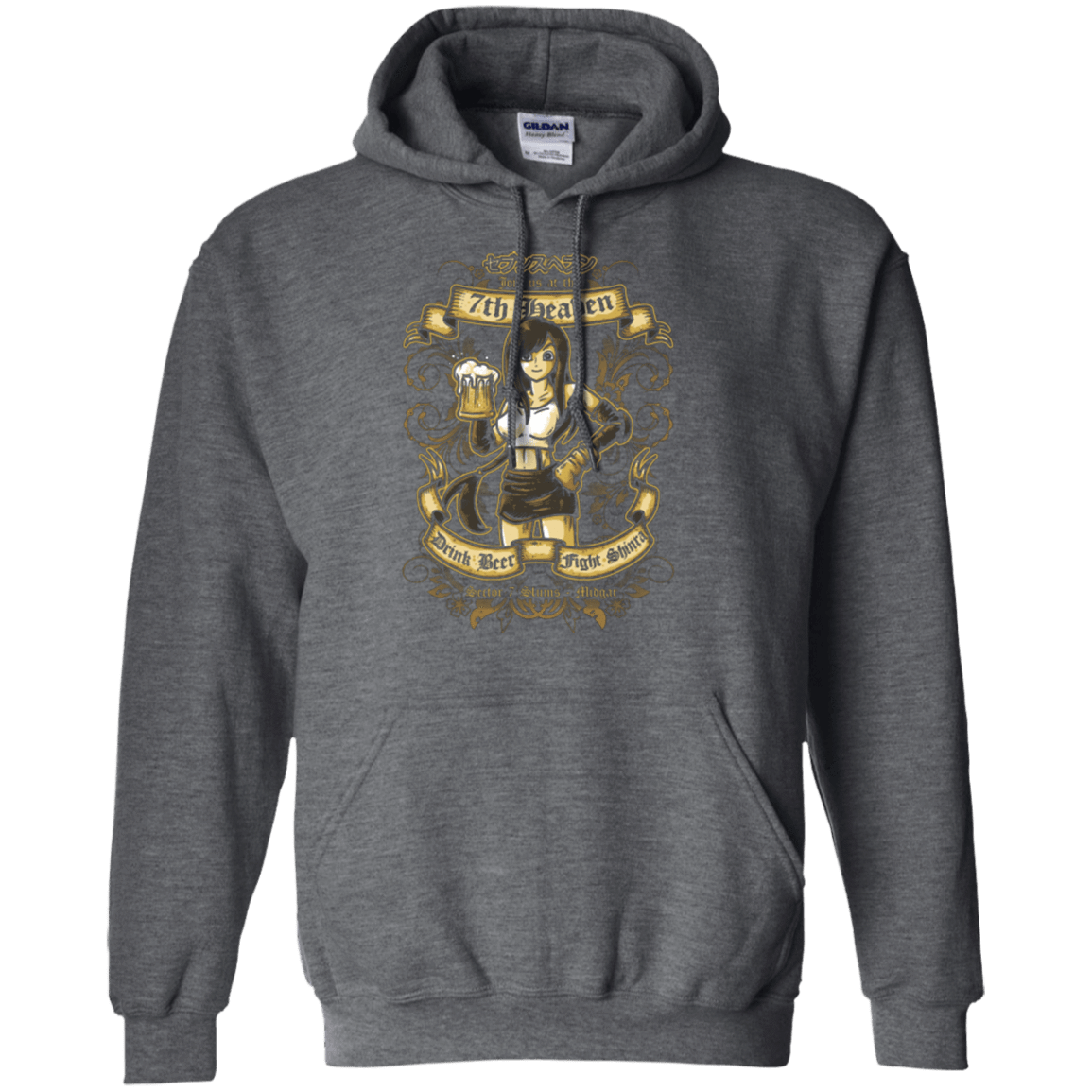 Sweatshirts Dark Heather / Small 7TH HEAVEN Pullover Hoodie